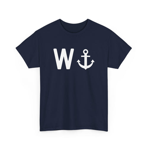W Anchor (Wanker) T-Shirt – Witty and Cheeky Design