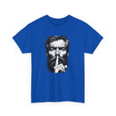 Shh Bearded Man T-Shirt – Stylish & Mysterious Design