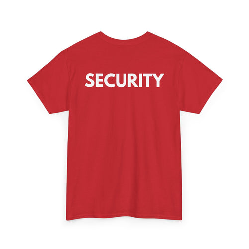 Security T-Shirt | Professional High-Visibility Back Print Tee 🛡️