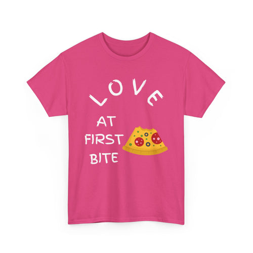 Love at First Bite T-Shirt – Pizza Lover Tee