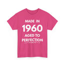 Made in 1960 Aged to Perfection | Custom Birthday Year T-Shirt
