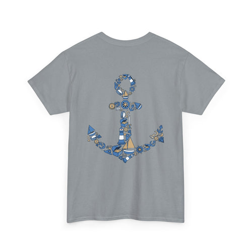 Nautical Anchor T-Shirt | Maritime Symbols Design