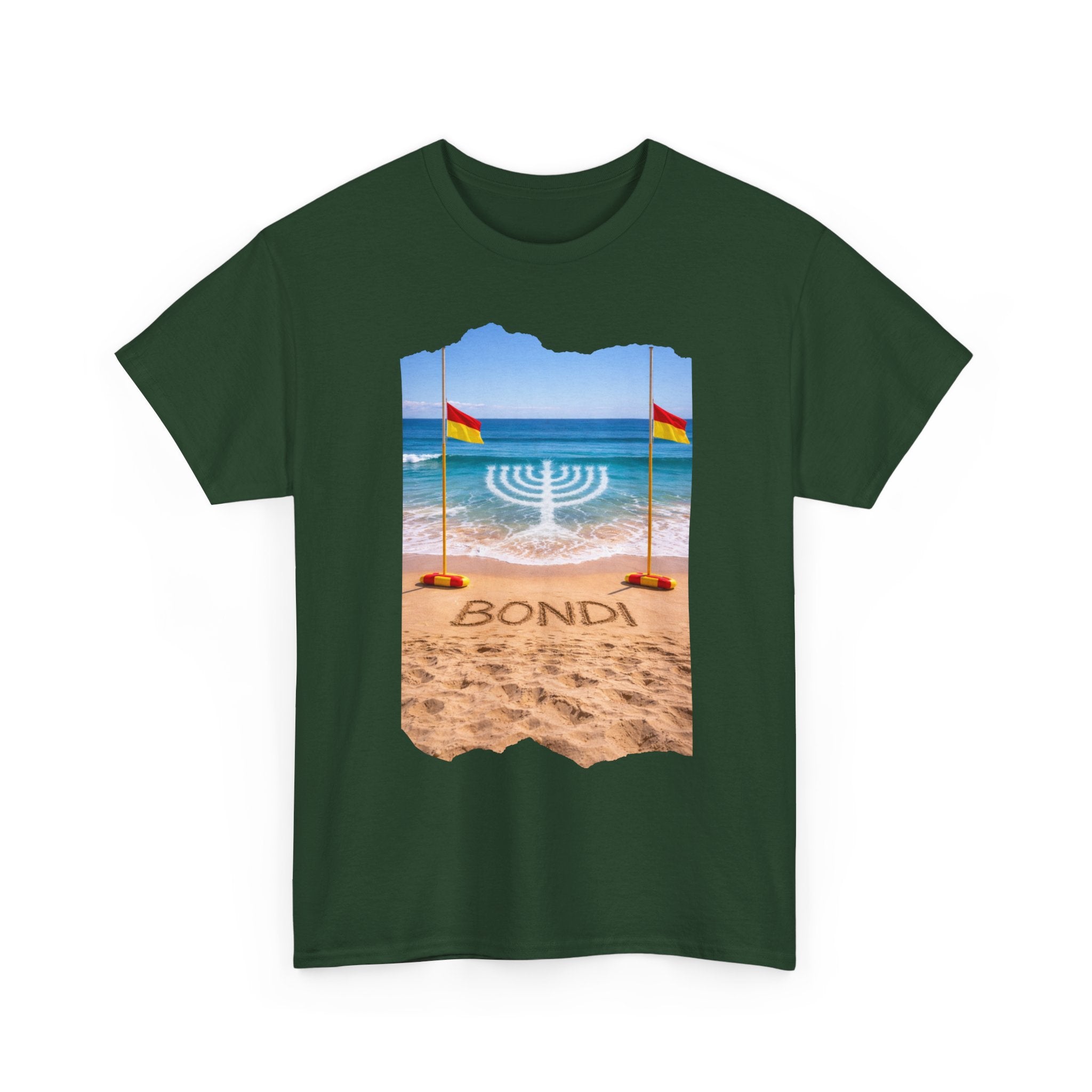 Bondi Beach Remembered T-Shirt | A Moment of Silence, Strength & Solidarity