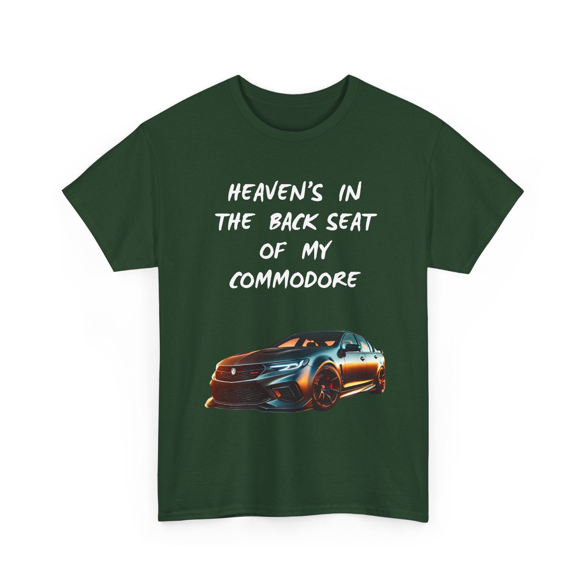 Custom Commodore Photo T-Shirt | Heaven’s In The Back Seat Personalised Tee 📸🇦🇺