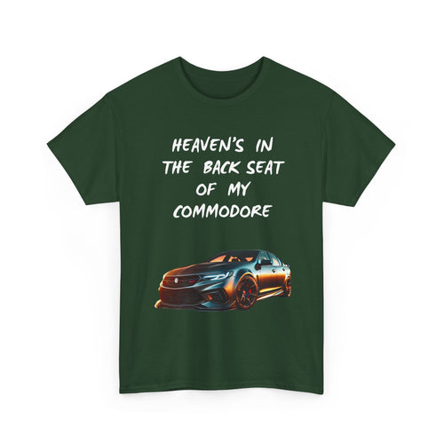 Custom Commodore Photo T-Shirt | Heaven’s In The Back Seat Personalised Tee 📸🇦🇺