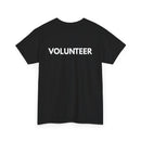 VOLUNTEER Back Print T-Shirt – Bold, Clear & Supportive Design 🙋‍♂️🙌🎗️