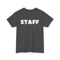Staff Unisex T-Shirt (Back Print)
