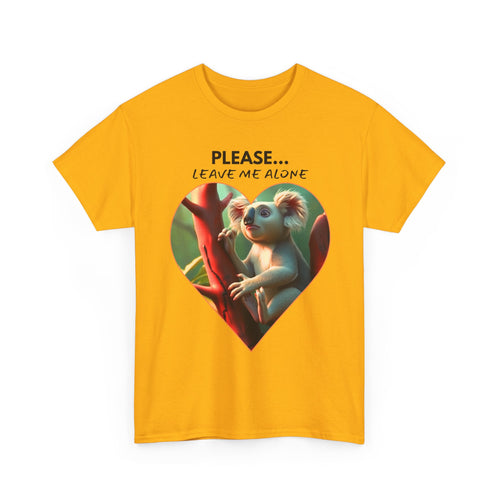 Save Our Koalas T-Shirt | Please Leave Me Alone Habitat Protection Tee 🌿📉