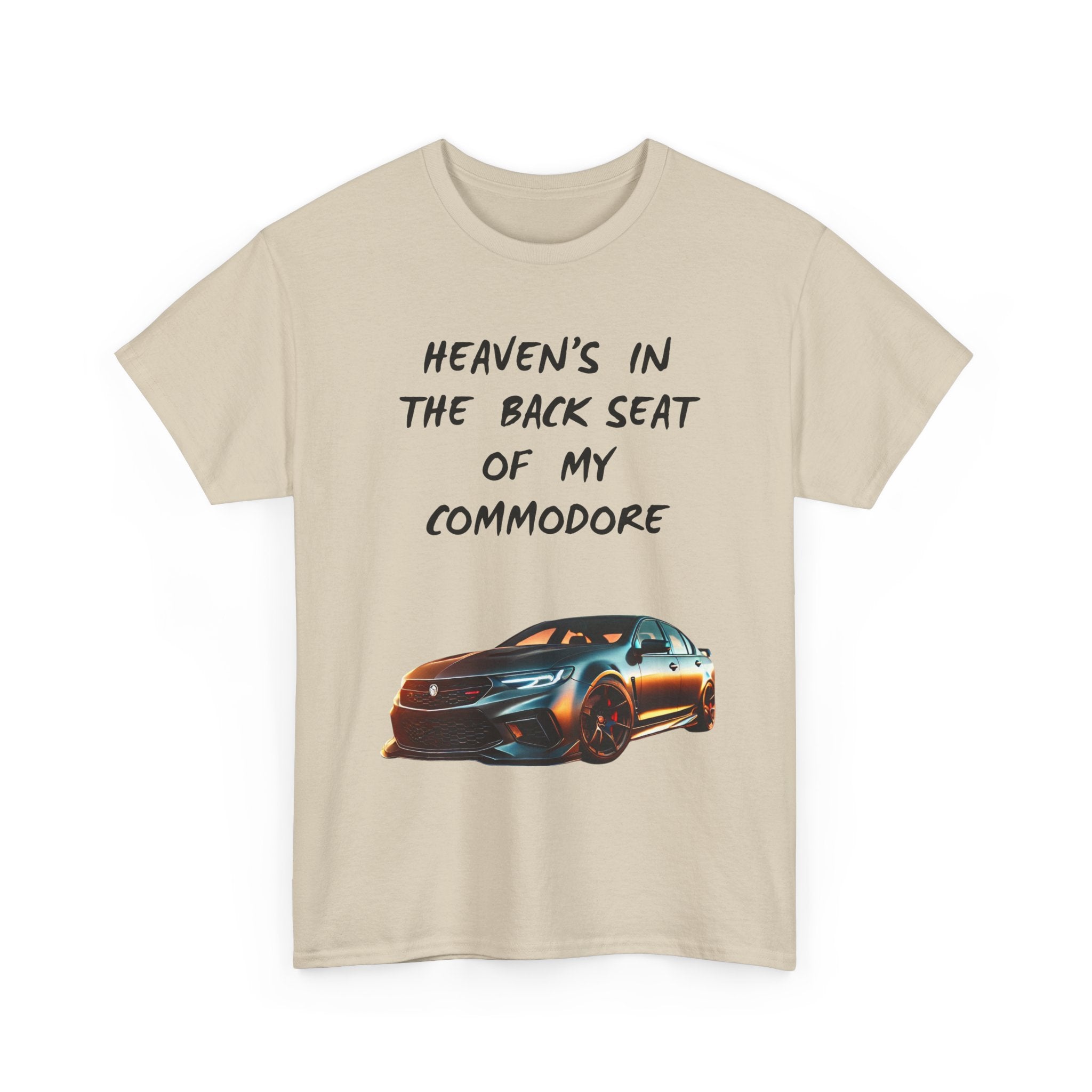 Custom Commodore Photo T-Shirt | Heaven’s In The Back Seat Personalised Tee 📸🇦🇺
