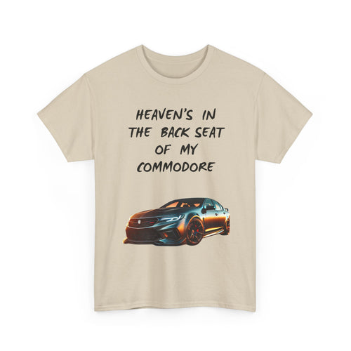 Custom Commodore Photo T-Shirt | Heaven’s In The Back Seat Personalised Tee 📸🇦🇺