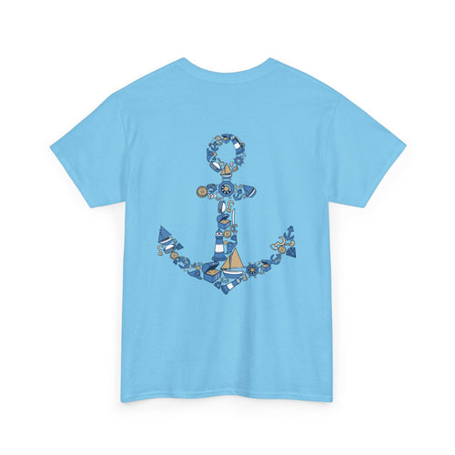 Nautical Anchor T-Shirt | Maritime Symbols Design