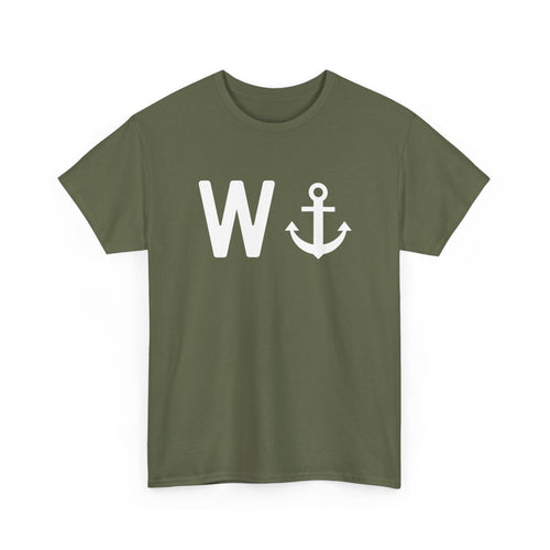 W Anchor (Wanker) T-Shirt – Witty and Cheeky Design