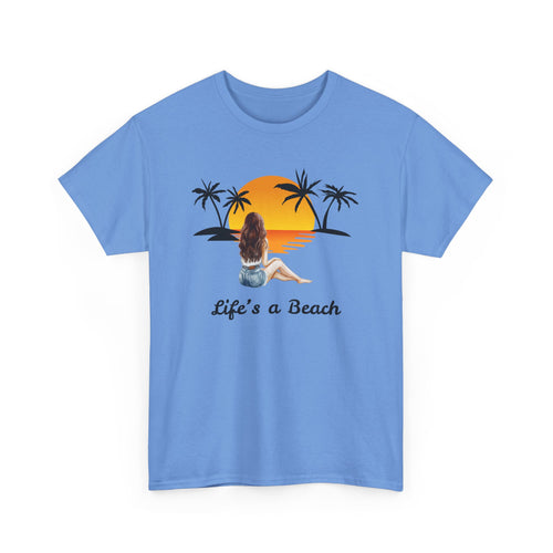 Life's a Beach T-Shirt | Fun & Relaxed Summer Vibes