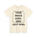 Custom T-Shirt with Text and Image for the Front  | Design Your Own Personalised T-Shirt ✍️👕