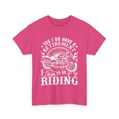 Retirement Plan Motorcycle T-Shirt – Funny Biker Tee