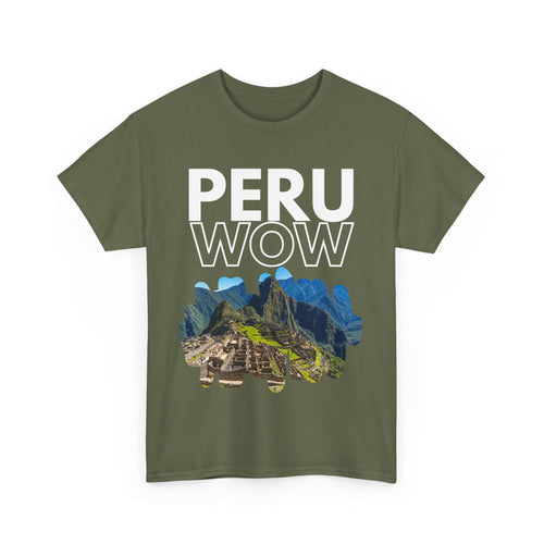 Peru Wow T-Shirt – Machu Picchu Adventure Design