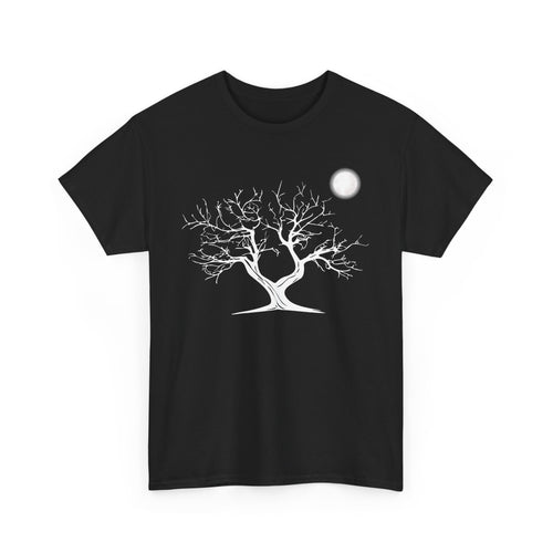 Leafless Tree & Full Moon Wilderness T-Shirt