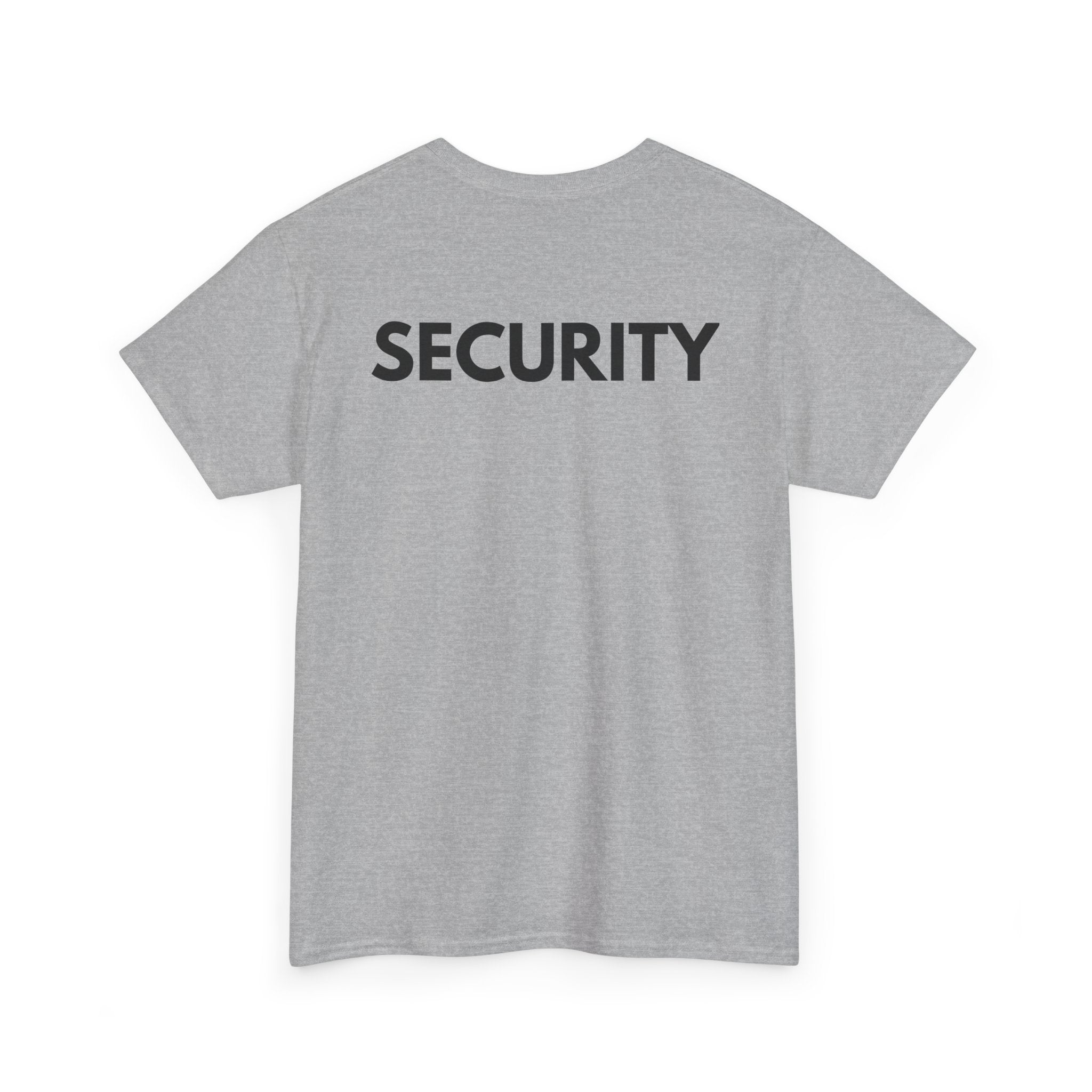 Security T-Shirt | Professional High-Visibility Back Print Tee 🛡️