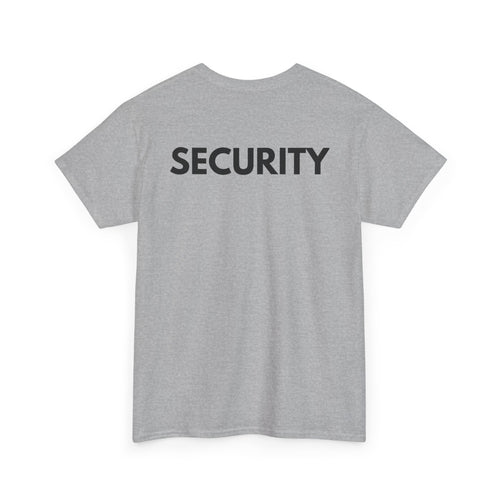 Security T-Shirt | Professional High-Visibility Back Print Tee 🛡️