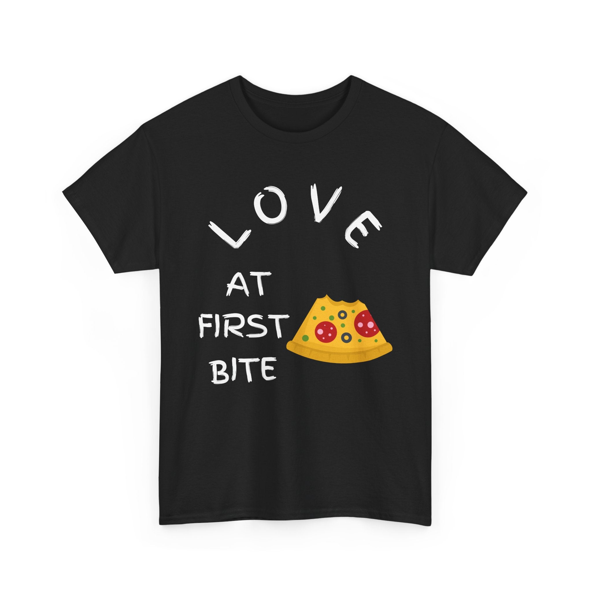 Love at First Bite T-Shirt – Pizza Lover Tee