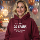 Custom Birthday Hoodie | Authentic Years of Not Giving a Damn ✍️🧥