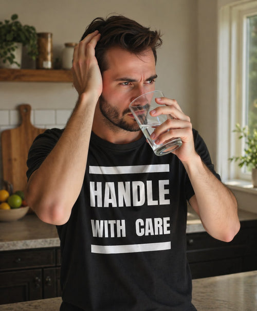 Handle With Care T-Shirt | Fragile Personality Funny Tee ⚠️👕