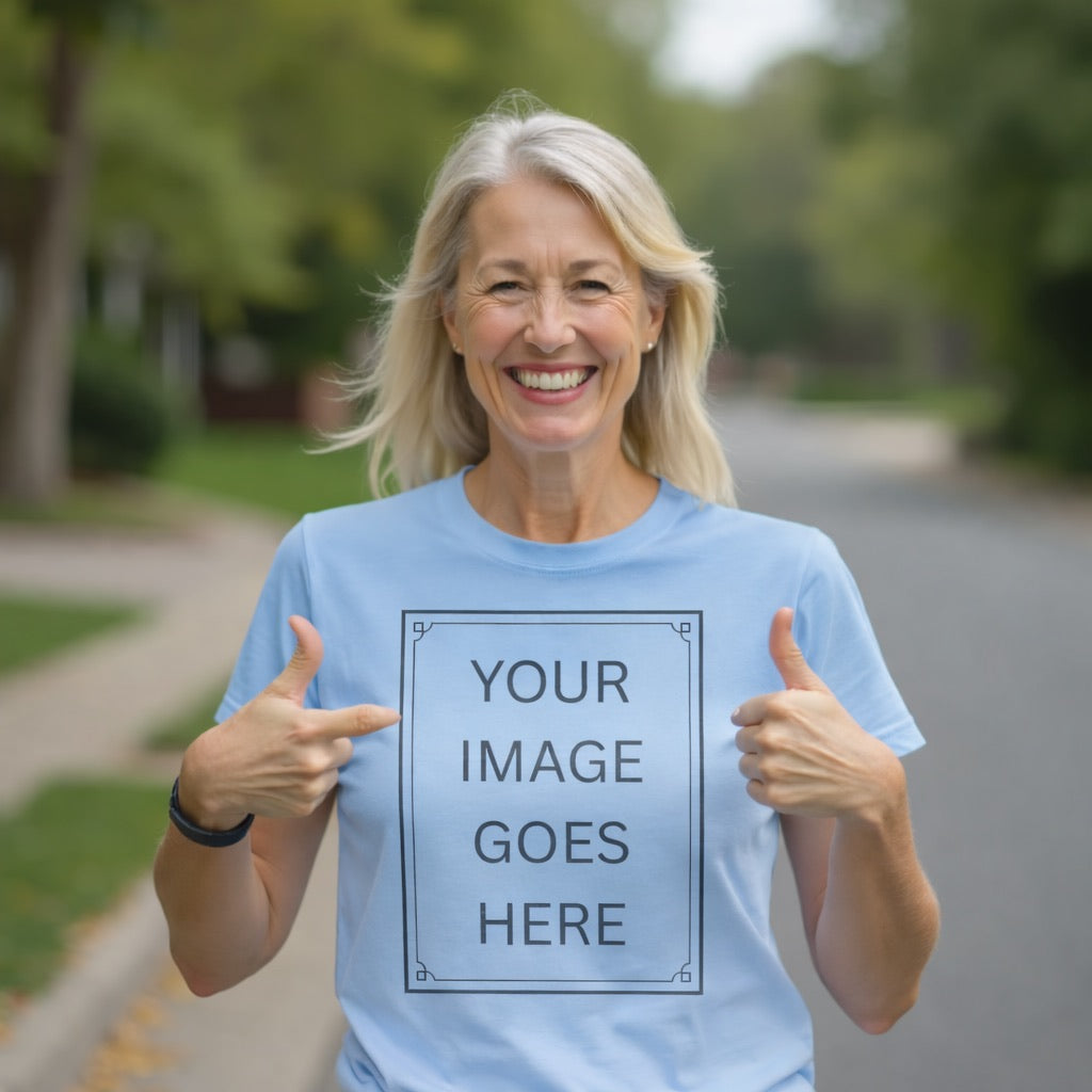 Custom Photo T-Shirt | Upload Your Own Full-Print Image 📸👕