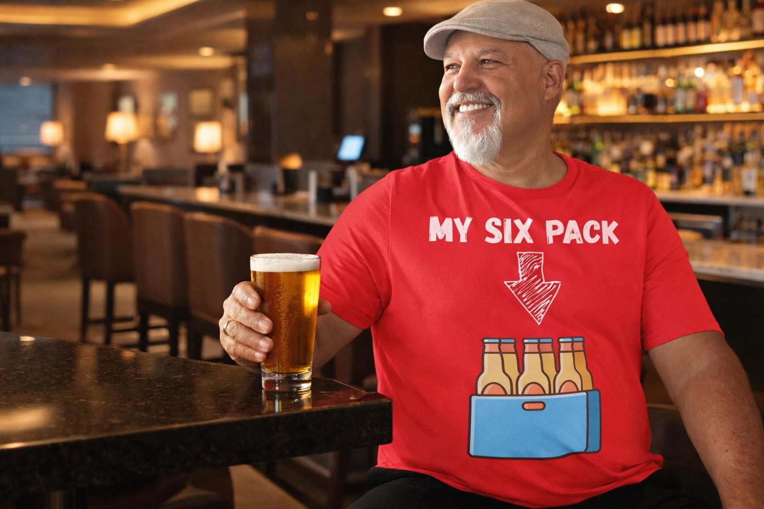 My Six Pack T-Shirt – Funny Beer Lover Tee for Men 🍺