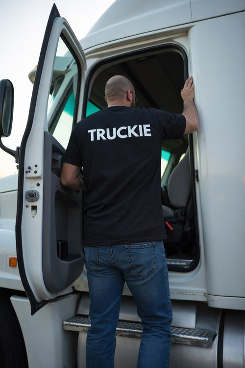 Truckie T-Shirt | Professional Driver Back-Print Work Tee 🚛